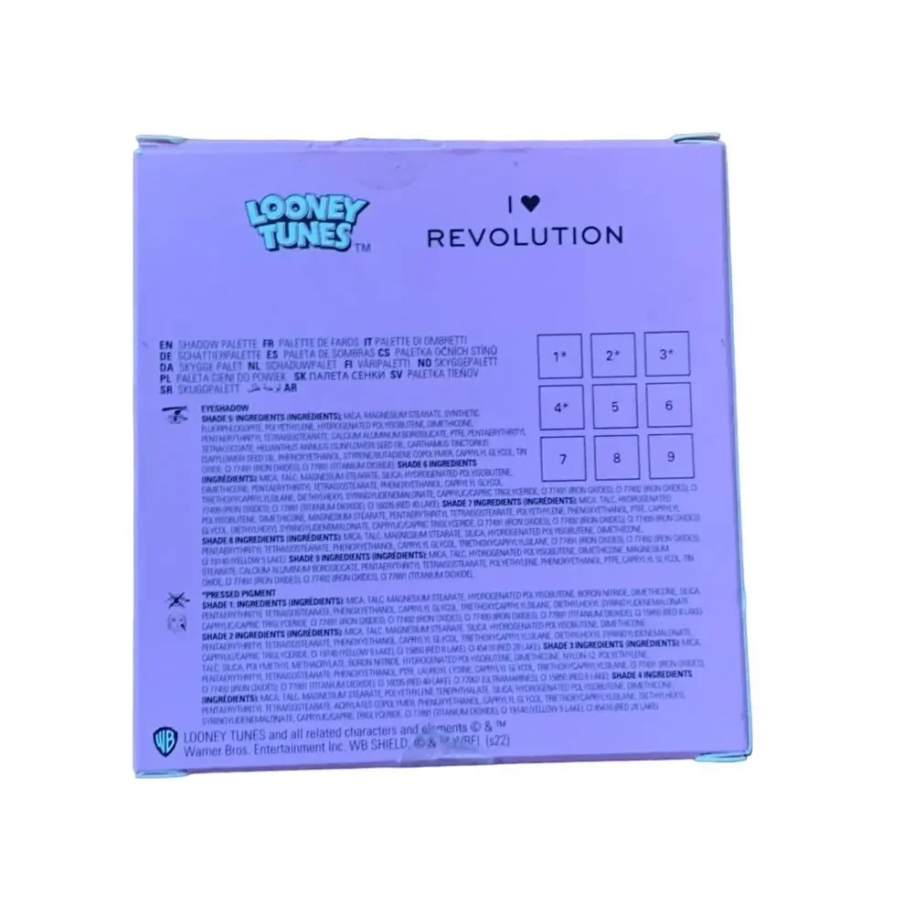 REVOLUTION BEAUTY LOONEY TUNES X‎ REVOLUTION LTD TWEETY MINI EYESHADOW PALETTE!